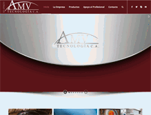 Tablet Screenshot of amvtecnologia.com.ve